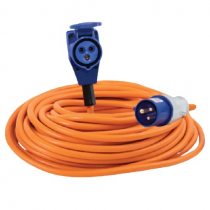 Mains Lead with Right Angle Connector 25m