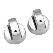 Gasmate BBQ Control Knobs Chrome Qty 2