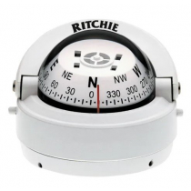 Ritchie Explorer S-53 Surface Mount Boat Compass White