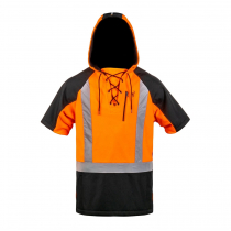Hunters Element Sitemaster HD Mens Hooded Fleece Shirt Fluoro Orange