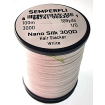 Semperfli Nano 300D Saltwater and Hair Stacker Fly Tying Thread 93yd White