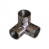 Cleveco 316 Stainless Steel 3-Way Corner Fitting