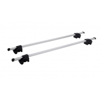 Prorack Standard Roof Rack Rail Bar Pair Silver 120cm