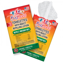 BugBand Insect Repellent Towelettes Twin Pack