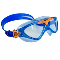 Aqualine Tri-Kidz Silicone Triathlon Kids Swimming Goggles Blue/Orange