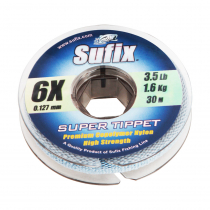 Sufix Super Tippet Fly Leader Clear 30m 3.5lb