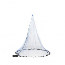 Nylon Mono 10ft Cast Net with Drawstrings 0.3 x 25mm