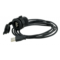 Marinco USB Extension Cable with Weatherproof Cap 6ft