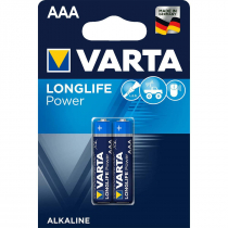 Varta Longlife Power AAA Alkaline Battery 2-Pack