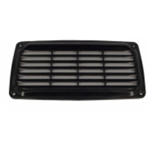 Abs Louvre Vent 201 x 101mm Black