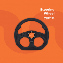 Multiflex W3 Gamma Sports Steering Wheel Black