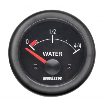 VETUS Water Level Indicator 12/24V 52mm Black