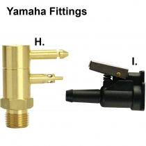 Sea Sense 50052302 Fuel Tank Connector Yamaha Male 1/4in NPT