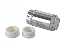 Faucet Connection with LED Temperature Indicator