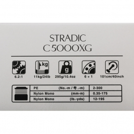 Shimano stradic fl 5000 specs clearance