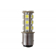 18 LED Bayonet Bulb Double Contact Non-Parallel Pins 12v