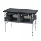 OZtrail Classic Foldable Camping Outdoor Table with Storage Black