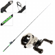 Shimano Tranx 200A-HG and #KAOS Baitcaster Combo 7ft 11in 40-70g 2pc Lime Green