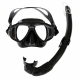 Cressi Perla Mare Mask and Snorkel Set Black
