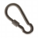 316 Stainless Steel Carabiner Hook 8mm with Thread Lock