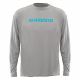Shimano Technical Mens Long Sleeve Shirt Athletic Grey