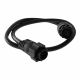 Lowrance 9-Pin Black Transducer to 7-Pin Blue Cable Adapter