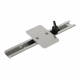 BLA Alloy Sliding Bracket for Transom Mount Transducers 205 x 84 x 51mm