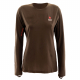 Stoney Creek Base Dry Womens Long Sleeve Shirt Brown Size 14