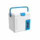 Brass Monkey Portable Fridge/Freezer 18L with Battery Compartment Blue/White