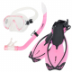Mares Seahorse Allegra Kids Snorkel and Fins Set Pink S/M