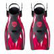 TUSA Compact Advance Multi-Flex Fins Metallic Dark Red L