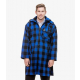 Swanndri Mosgiel Mens Wool Zip Front Bush Shirt Blue/Black Check