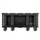 GR8NZLIFE Series 3 Removable 5 Rod Rack Black