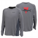 Shimano Tagged Marlin UPF50 Technical Long Sleeve Shirt Grey