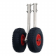 Removable Stainless Steel Boat Launching Wheels Set 44cm