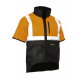 Styx Mill Oilskin Thermal-Lined Short Sleeve Jacket Hi-Vis Orange