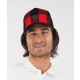 Swanndri Swanni Trucker Cap Red/Black Check