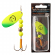 Savage Gear Caviar Spinner Lure No.4 18g Qty 1 Yellow/Chartreuse