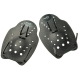 Aqualine Contoured Swimming Hand Paddles Large Black
