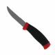 Holiday Bait Knife and Sheath Red/Black 10cm