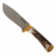 Svord 1990NZ Deluxe Drop Point Knife with NZ Stag Handle 10cm