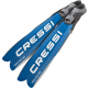 Cressi Gara Turbo Impulse Modular Spearfishing Dive Fins Blue