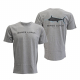 Bonze Marlin Mens T-Shirt Grey