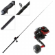 Shimano Genpu XT 200PG Blackout Slow Jig Combo 6ft 6in 10-20lb 2pc