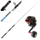 Shimano Genpu XT 201PG Vortex Baitcaster Left Hand Combo 6ft 6in 6-10kg 1pc