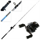 Shimano Caius 150B Vortex Baitcaster Combo 6ft 6in 6-10kg 1pc