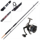 Jarvis Walker Rampage 800 Tuff Tip Surf Combo with Line 12ft 6-10kg 2pc