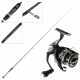 Shimano Miravel 2500 HG Salty Advance Light Spin Combo 6ft 10in PE0.1-0.6 2pc