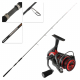 Okuma Inspira Red 40 Tournament Concept Heavy Boat Spin Combo 7ft 6in 6-10kg 2pc