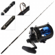 Okuma Solterra SLX 50W Blue X-Factor II 2-Speed Landbased Game Drone Combo 8ft 6in 15-24kg 2pc
